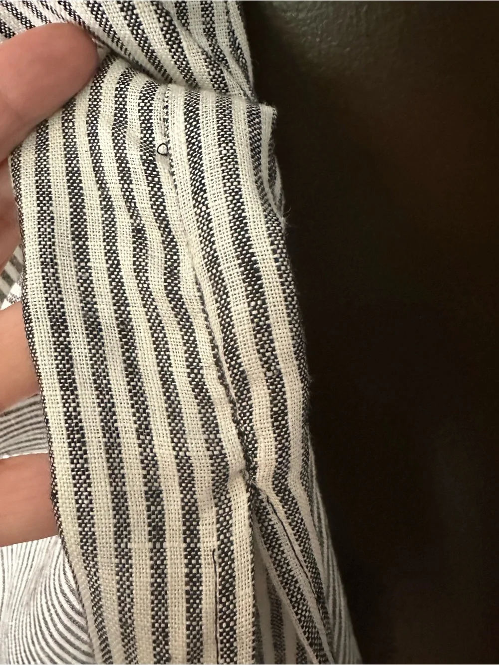 REFORMATION Allira 100% Linen Slim Fit Dress Vineyard Stripe Size 4